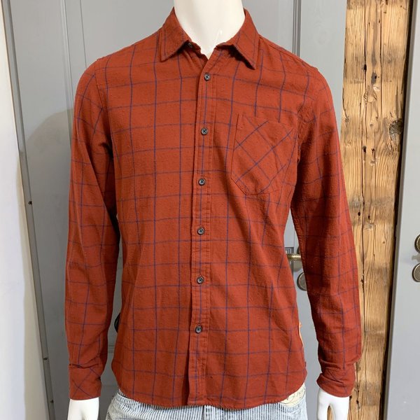 NUDIE Henry Flannel Check - Red