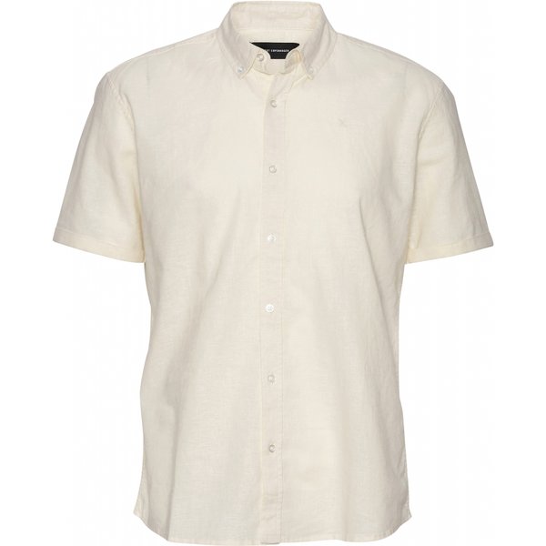 CLEAN CUT Shirt Linen 1/2 - Ecru