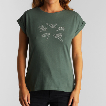 DEDICATED Sea Turtles - Forest Green