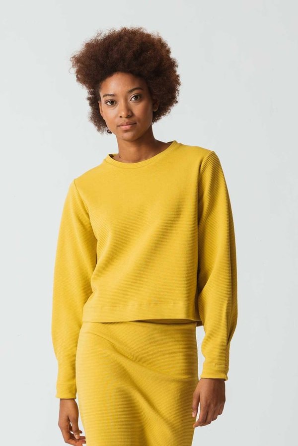 SKFK Miren Sweatshirt - Chartreuse Yellow